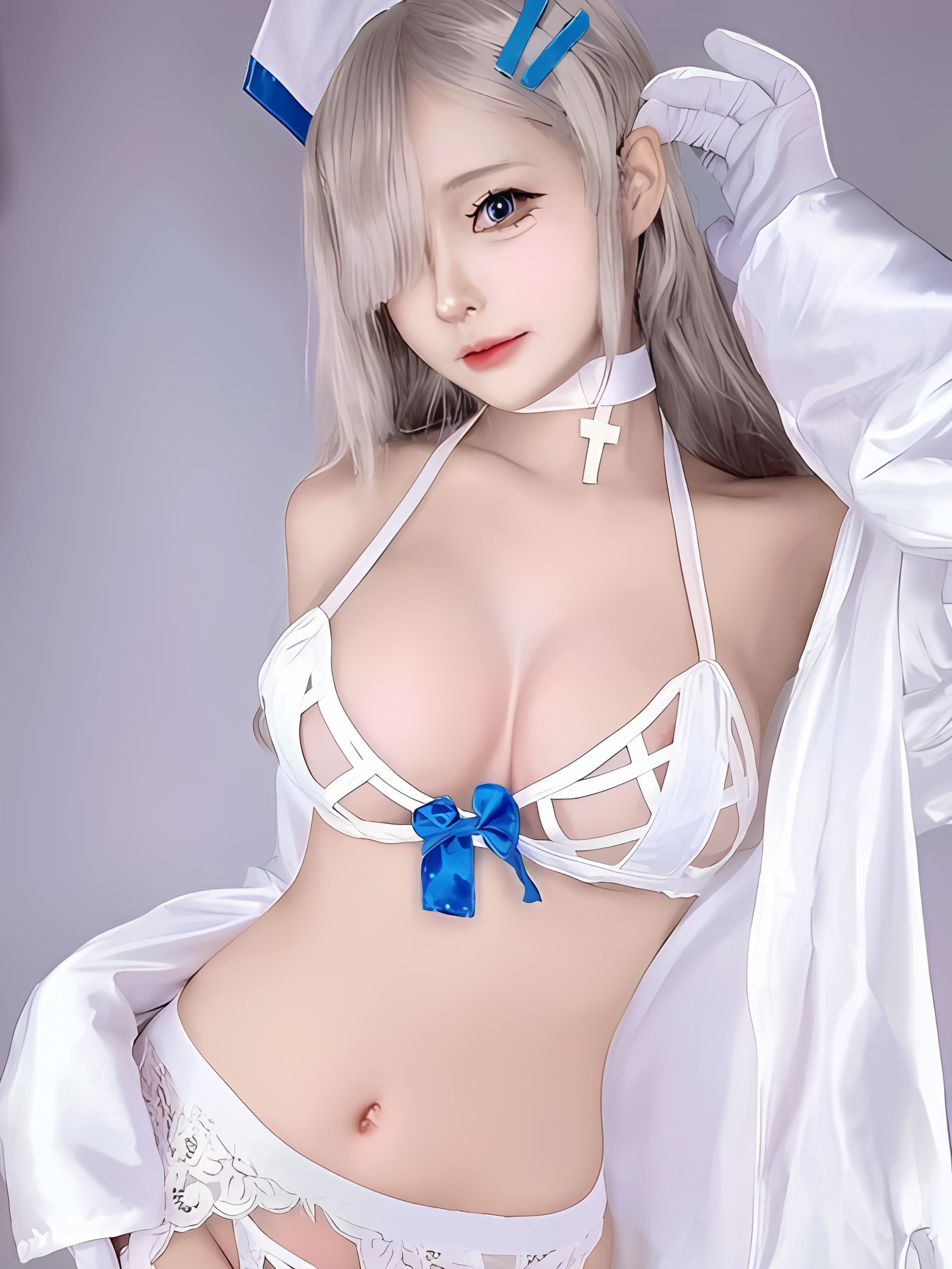Yamisung cosplay 一之濑亚丝娜 – 蔚蓝档案